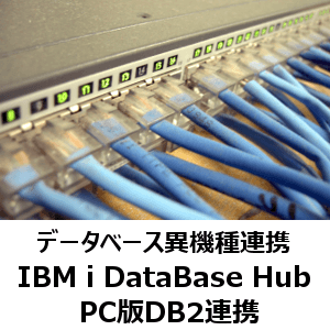 データベース異機種連携　IBM i DataBase Hub　PC版DB2連携